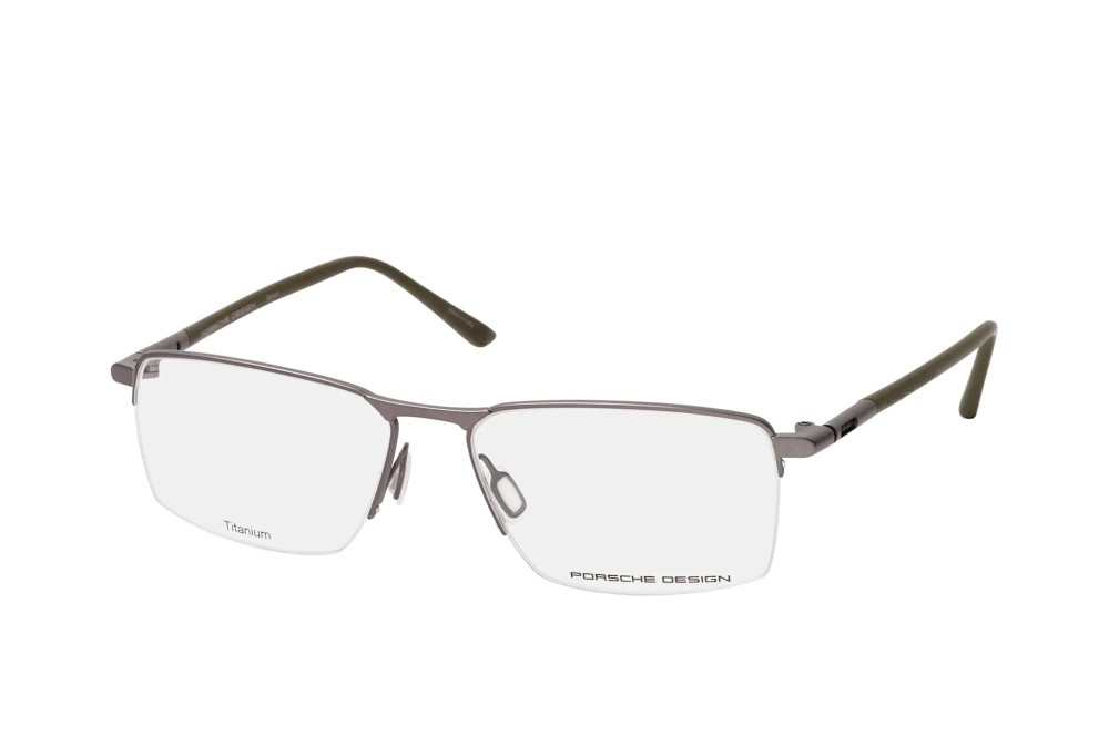 Porsche Design P8765 TITANIUM - C - 55 Optikai keretek Szürke Szögletes