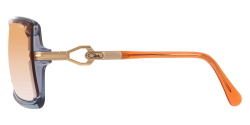 Cazal 859 - 002 - 66 Napszemüvegek Kék,Arany Flat Top (Felül egyenes)