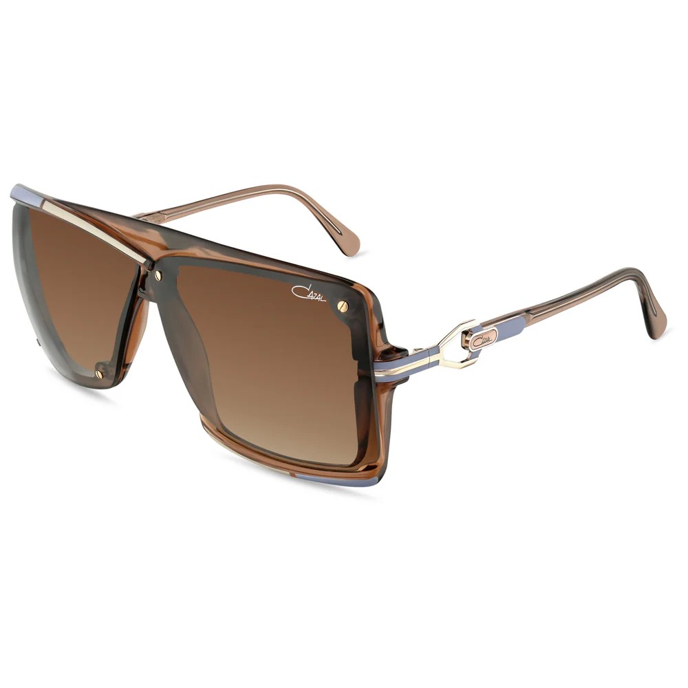 Cazal 859 - 003 - 66 Napszemüvegek Barna,Arany Flat Top (Felül egyenes)