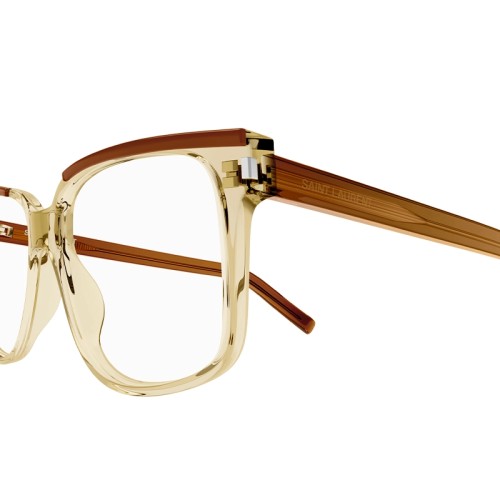Saint Laurent SL599 OPT - 003 - 58 Optikai keretek Arany, Barna Szögletes