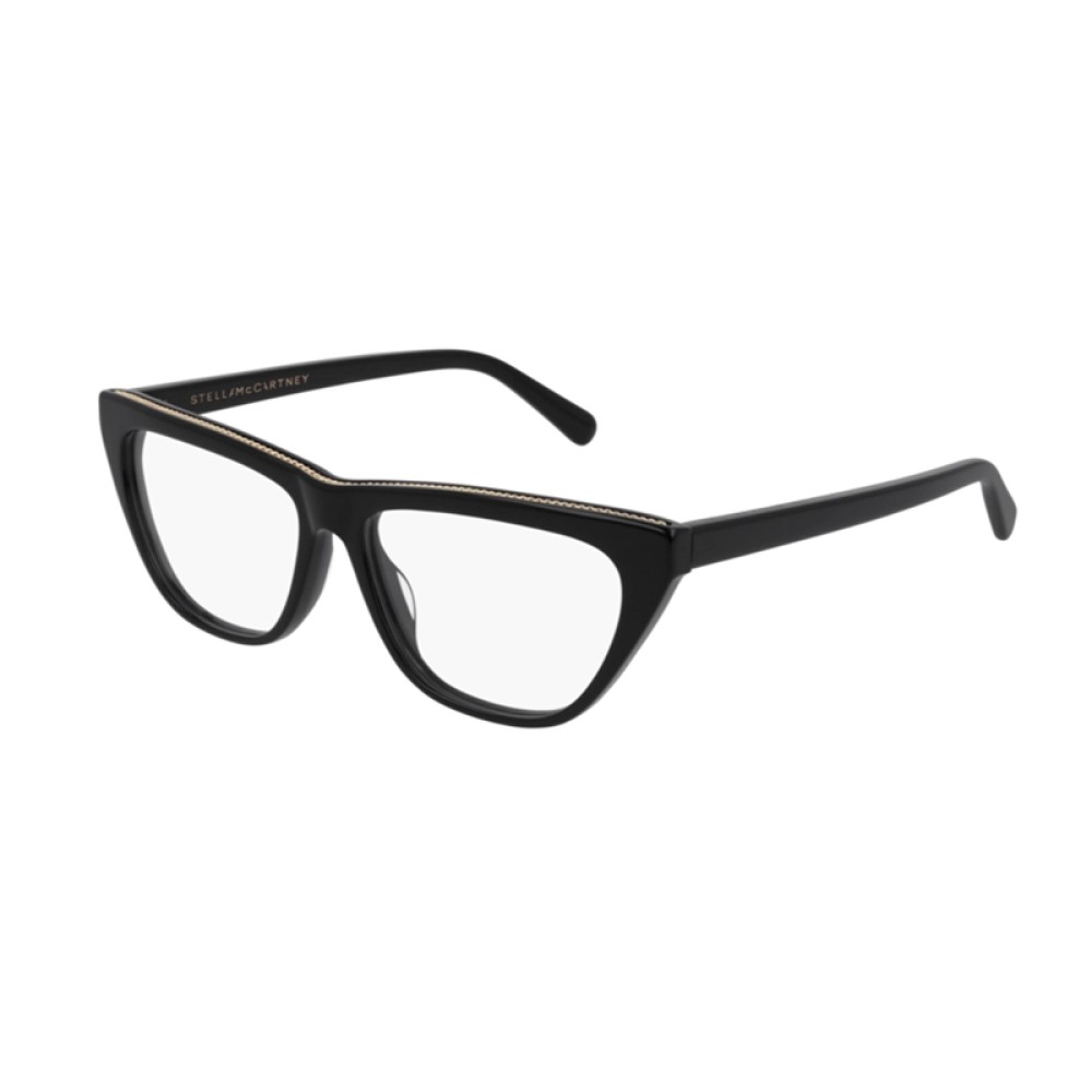 Stella McCartney SC0191O - 005 - 55 Optikai keretek Fekete Cat Eye (Macskaszem)