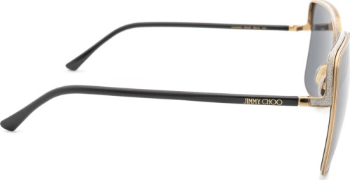 Jimmy Choo ALIANA/S - RHLIR - 59 Napszemüvegek Arany,Fekete Szögletes