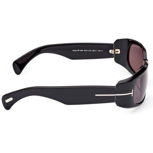 Tom Ford FT1064 ECO COREY - 01A - 59 Napszemüvegek Fekete Szögletes