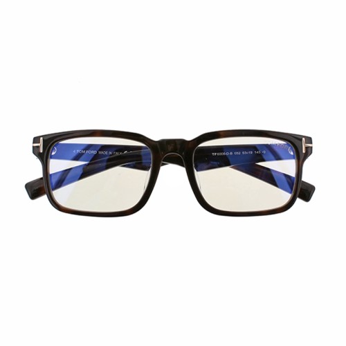 Tom Ford TF6006-D-B - 052 - 53 - KÉK-IBOLYA FÉNYT SZŰRŐ LENCSÉKKEL Optikai keretek Dark Havanna Szögletes
