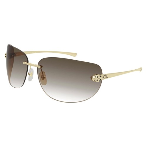 Cartier CT0266S - 004 - 61 Napszemüvegek Arany Szögletes