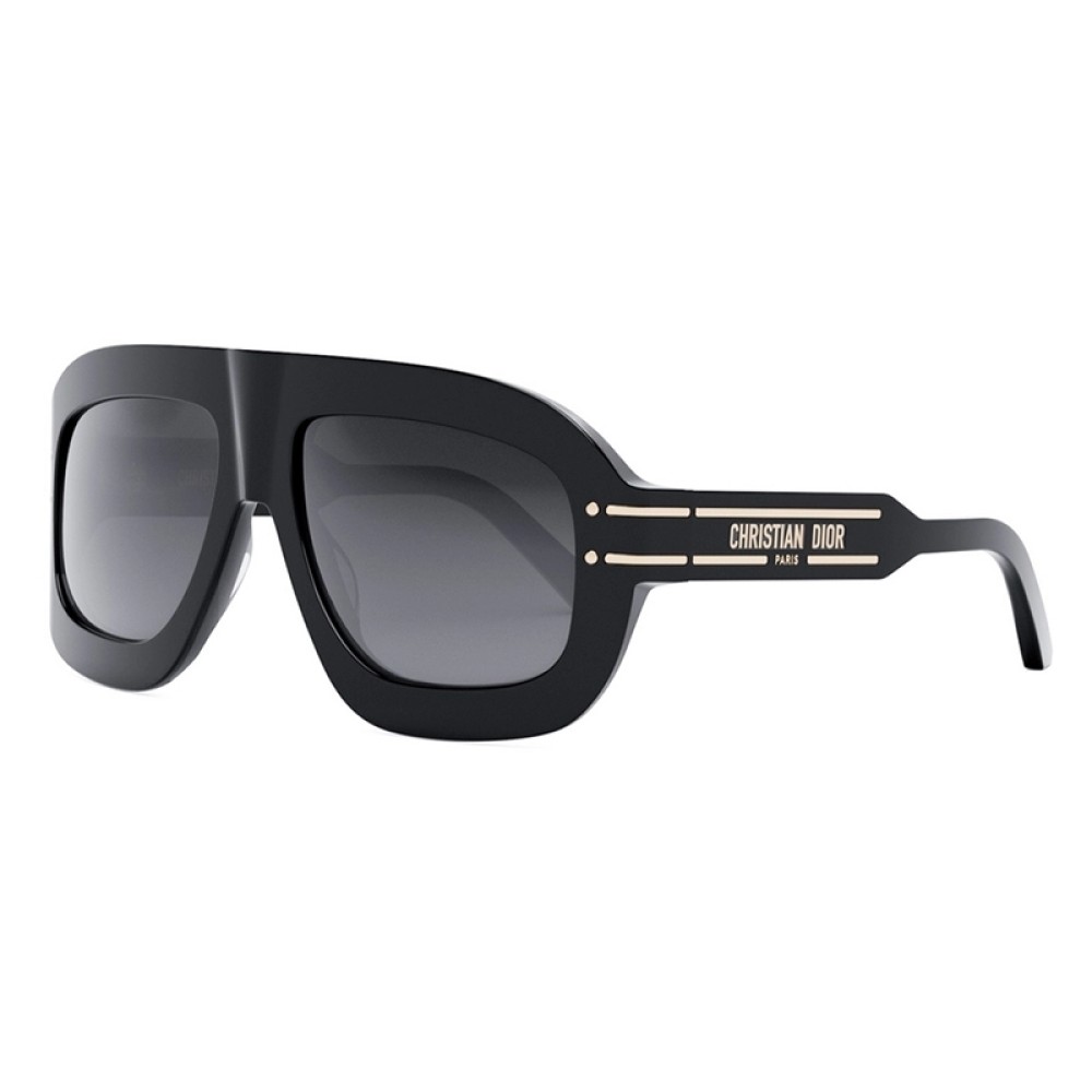 Dior DIORSIGNATURE M1U - 10A1 - 58 Napszemüvegek Fekete Flat Top (Felül egyenes)