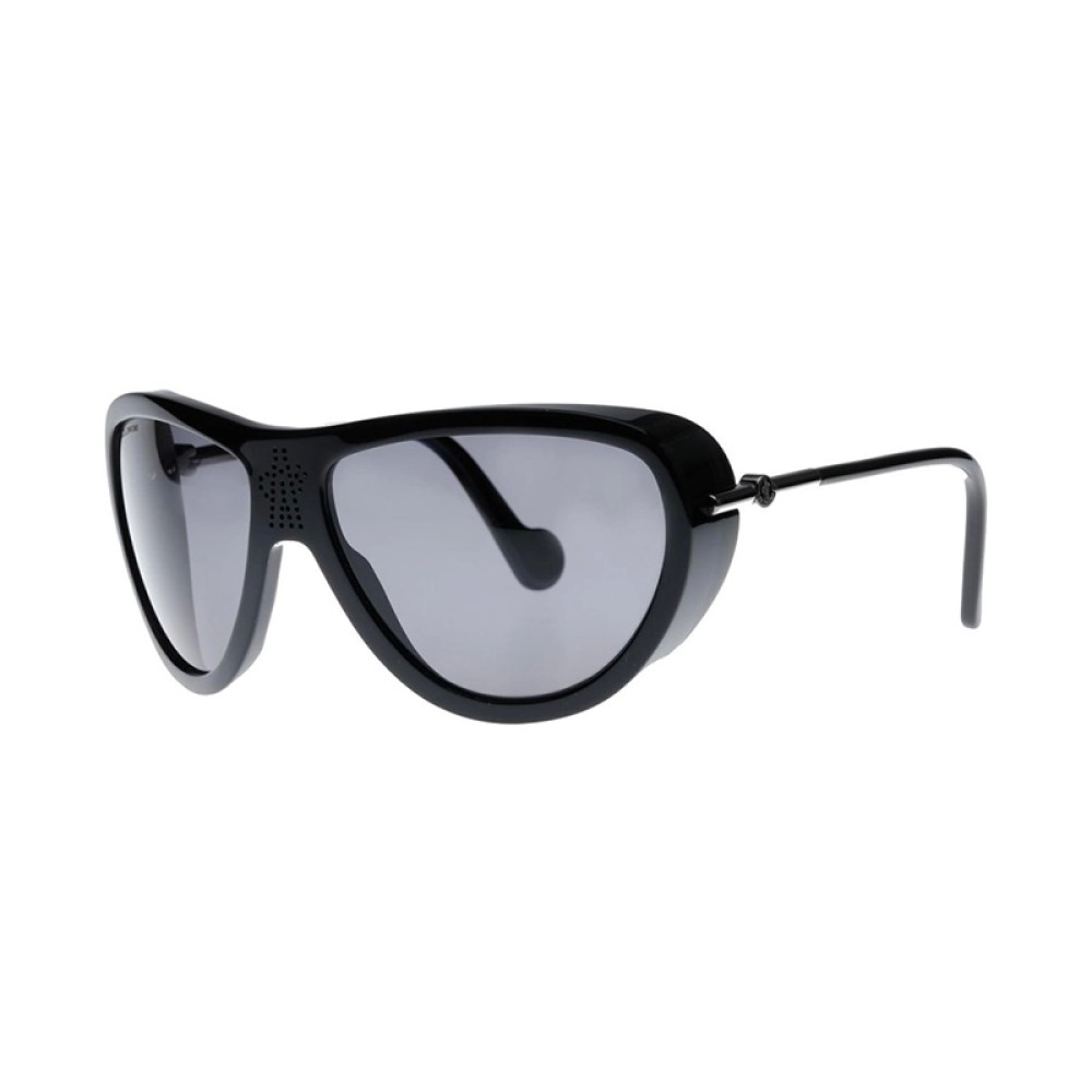 Moncler ML0128 - 01D - 61 - POLARIZÁLT LENCSÉKKEL Napszemüvegek Fekete Pilóta (Aviator)