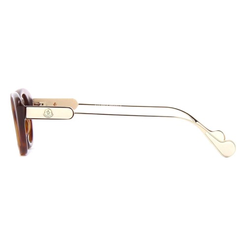 Moncler ML0102 - 53F - 45 Napszemüvegek Havanna, Arany Cat Eye (Macskaszem)