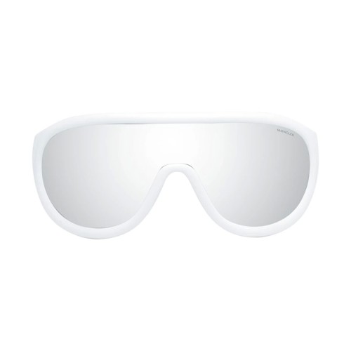 Moncler ML0047 HIDDEN PEAK - 23C - 135 Napszemüvegek Fehér,Fekete Shield