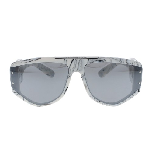 Philipp Plein SPP093 EGO - 9YLX - 65 Napszemüvegek Fehér,Fekete,Mintás Pilóta (Aviator)