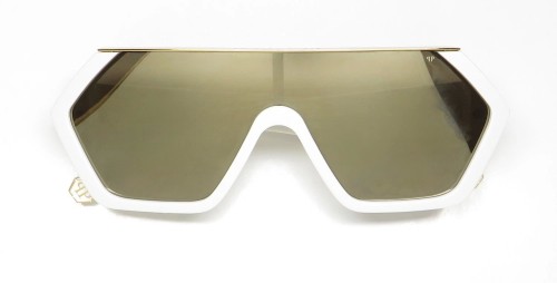Philipp Plein SPP047 HEXAGON CAMOU - 3GFG Napszemüvegek Fehér Flat Top (Felül egyenes)