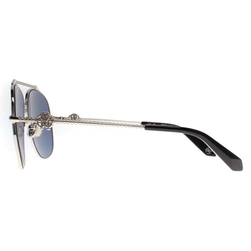 Roberto Cavalli SRC008V - 0579 - 62 Napszemüvegek Ezüst, Fekete Pilóta (Aviator)