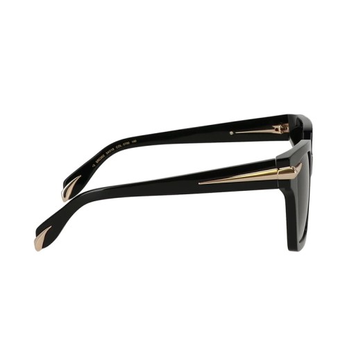 Roberto Cavalli SRC002 - 0700 - 54 Napszemüvegek Fekete, Arany Szögletes
