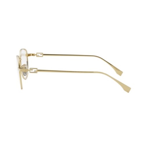 Fendi FE50109F - 030 - 52 Optikai keretek Arany Pillow (Lekerekített)