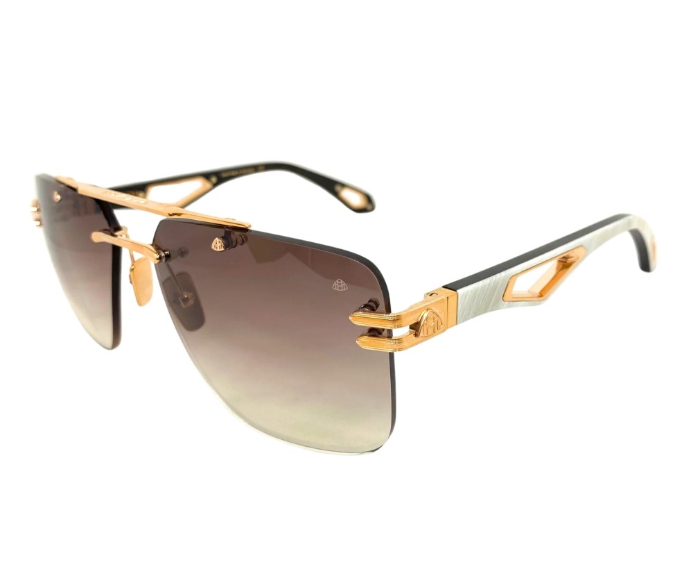 Maybach THE PRESIDENT I - RG-HAS-M12 - 62 - ARANYOZOTT (GOLD PLATED) Napszemüvegek Rózsaarany Pilóta (Aviator)