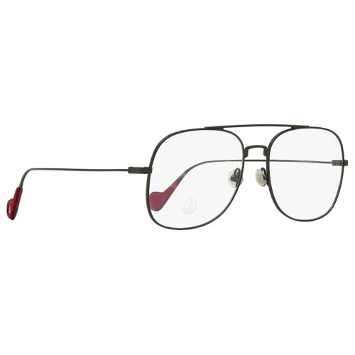 Moncler ML5060 - 008 - 58 Optikai keretek Ezüst,Piros Pilóta (Aviator)