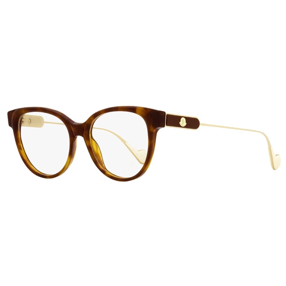 Moncler ML5056 - 052 - 53 Optikai keretek Havanna, Arany Pillow (Lekerekített)