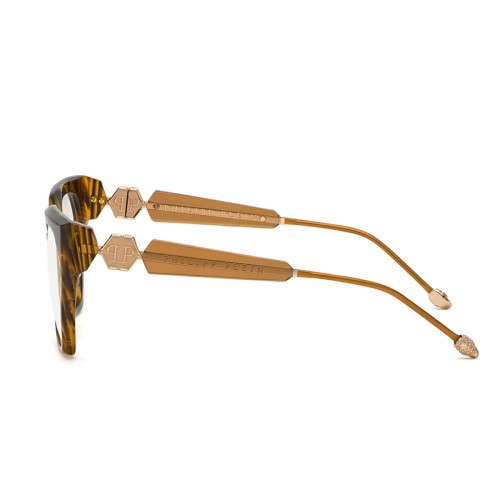 Philipp Plein VPP068S QUEEN - 03BQ - 57 Optikai keretek Havanna, Barna Cat Eye (Macskaszem)
