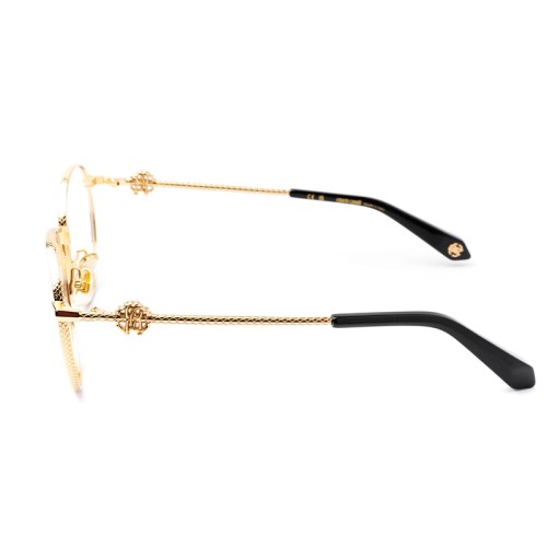 Roberto Cavalli VRC047 - 0300 - 52 Optikai keretek Arany, Fekete Kerek