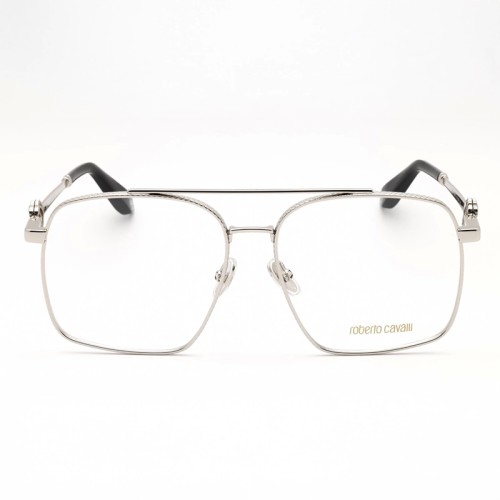 Roberto Cavalli VRC028 - 0579 - 58 Optikai keretek Ezüst, Fekete Pilóta (Aviator)
