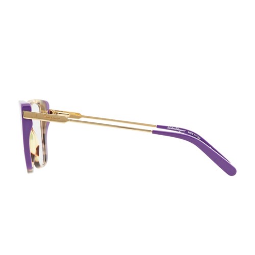 Salvatore Ferragamo SF2850 - 285 - 54 Optikai keretek Havanna, Kék, Bézs Pillow (Lekerekített)