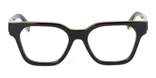 Off-White OERJ07P (STYLE 7P) - 1300 - 52 Optikai keretek Fekete Szögletes