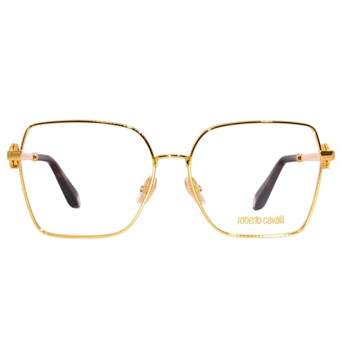 Roberto Cavalli VRC029 - 0400 - 57 Optikai keretek Arany, Havanna Szögletes