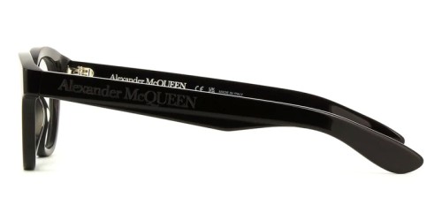 Alexander McQueen AM0384O - 001 - 47 Optikai keretek Fekete Pillow (Lekerekített)