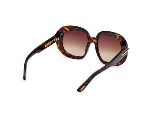 Tom Ford FT1237-F ICON COLLECTION - 52F - 53 Napszemüvegek Havanna Szögletes