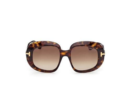 Tom Ford FT1237-F ICON COLLECTION - 52F - 53 Napszemüvegek Havanna Szögletes