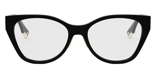 Fendi FE50120F - 001 - 54 Optikai keretek Fekete Cat Eye (Macskaszem)
