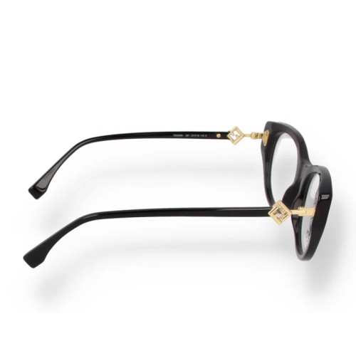 Fendi FE50099I - 001 - 53 Optikai keretek Fekete Cat Eye (Macskaszem)