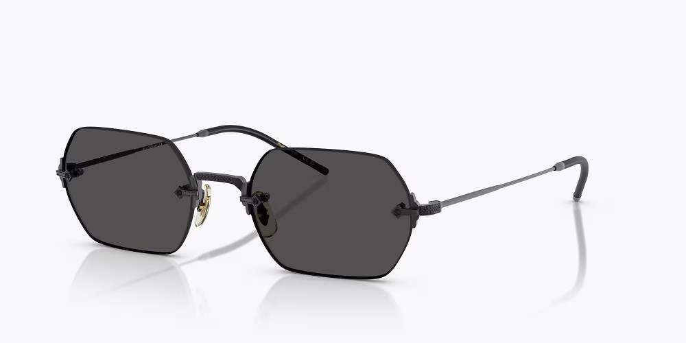 OLIVER PEOPLES OV1353ST TK-13 TITANIUM - 506287 - 52 Napszemüvegek Fekete Szögletes