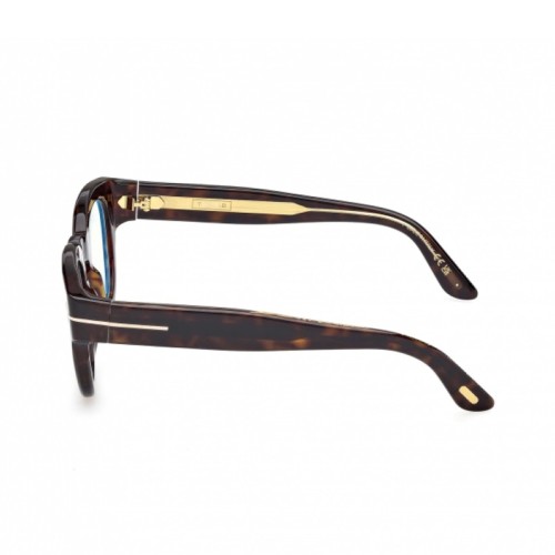 Tom Ford TF6028-B ICON COLLECTION - 052 - 49 - KÉK-IBOLYA FÉNYT SZŰRŐ LENCSÉKKEL Optikai keretek Dark Havanna Pillow (Lekerekített)