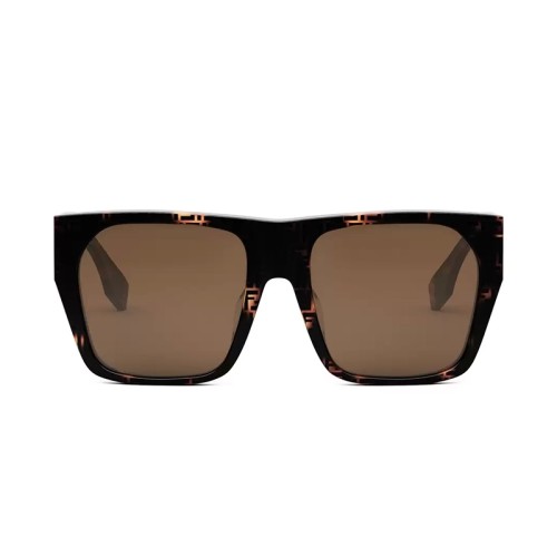 Fendi FE40124F - 55E - 57 Napszemüvegek Havanna Szögletes