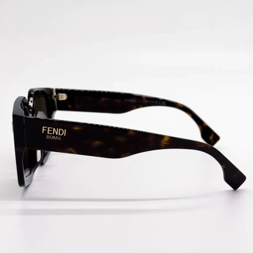 Fendi FE40162F - 52E - 54 Napszemüvegek Dark Havanna Szögletes