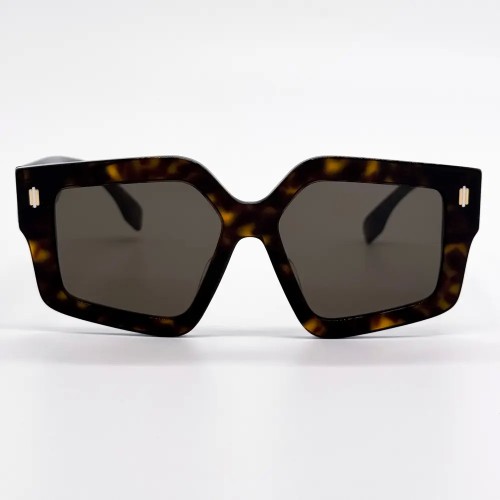 Fendi FE40162F - 52E - 54 Napszemüvegek Dark Havanna Szögletes