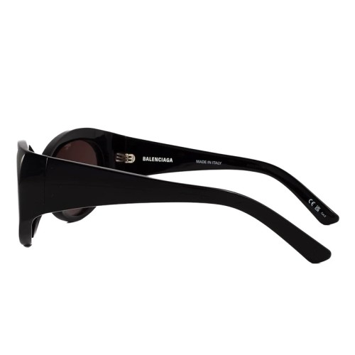 Balenciaga BB0267S - 001 - 57 Napszemüvegek Fekete Ovális