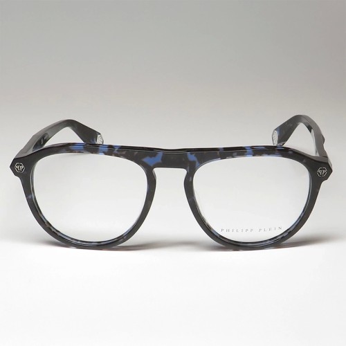 Philipp Plein VPP016 PASSION - 0L93 - 54 Optikai keretek Fekete,Kék,Mintás Pilóta (Aviator)