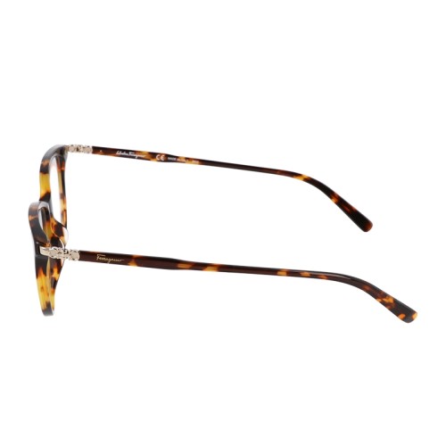 Salvatore Ferragamo SF2870 - 219 - 53 Optikai keretek Havanna Cat Eye (Macskaszem)