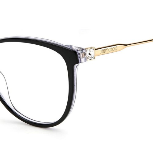 Jimmy Choo JC314 - LY9 - 52 Optikai keretek Fekete,Arany Cat Eye (Macskaszem)