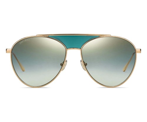 Jimmy Choo AVE/S - PEFEZ - 58 Napszemüvegek Arany,Zöld Pilóta (Aviator)