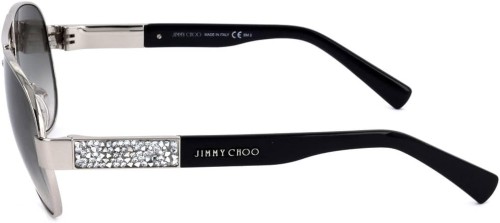 Jimmy Choo BABA/S - RZSIC - 59 Napszemüvegek Ezüst,Fekete Pilóta (Aviator)