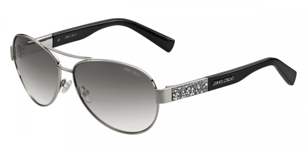 Jimmy Choo BABA/S - RZSIC - 59 Napszemüvegek Ezüst,Fekete Pilóta (Aviator)