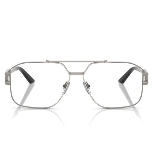 VERSACE VE1302 - ​1001 - ​59 Optikai keretek Ezüst, Fekete Pilóta (Aviator)