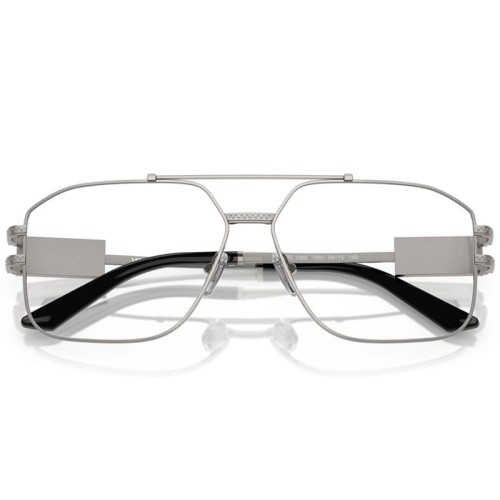 VERSACE VE1302 - ​1001 - ​59 Optikai keretek Ezüst, Fekete Pilóta (Aviator)