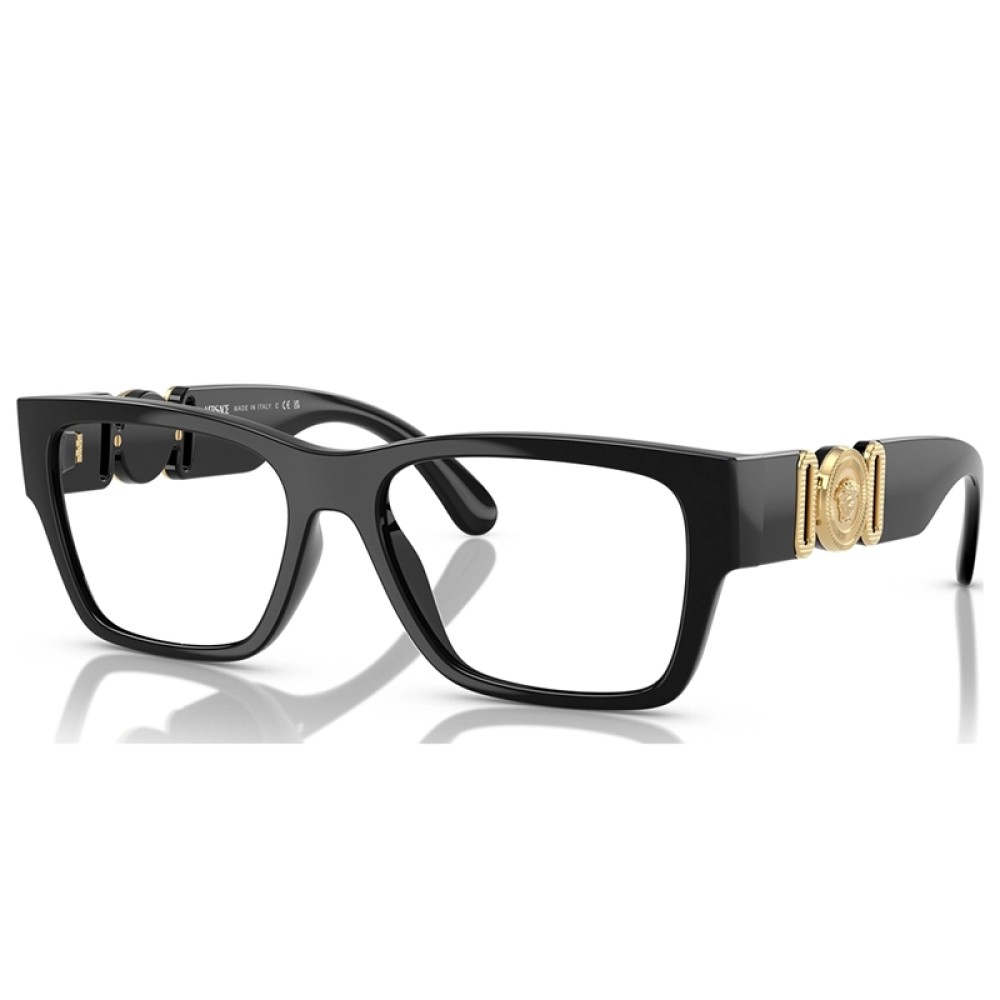 VERSACE VE3368U - ​GB1 - ​55 Optikai keretek Fekete Szögletes