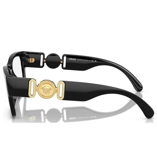 VERSACE VE3368U - ​GB1 - ​55 Optikai keretek Fekete Szögletes