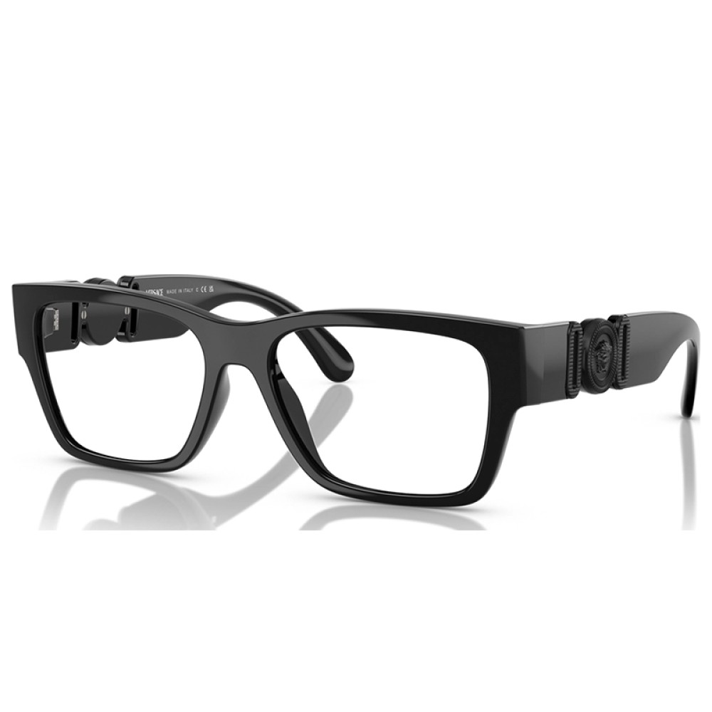 VERSACE VE3368U - ​5360 - ​55 Optikai keretek Fekete Szögletes