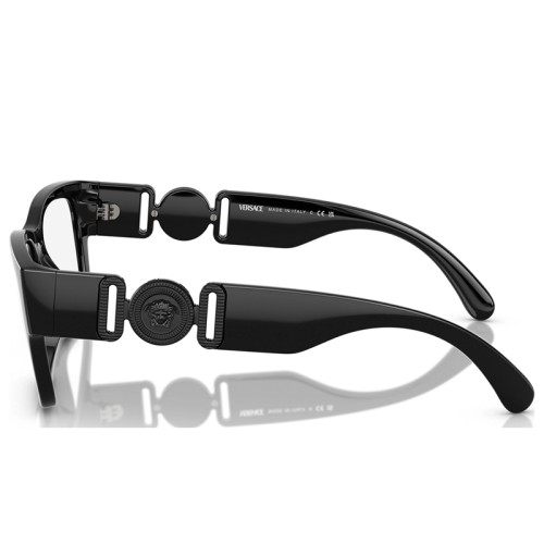 VERSACE VE3368U - ​5360 - ​55 Optikai keretek Fekete Szögletes
